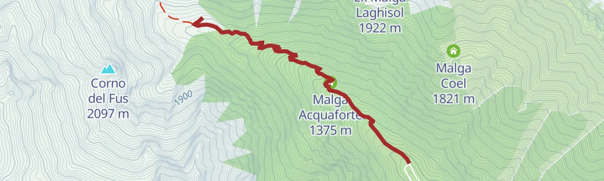 Route map: Trekking to Trivena Refuge